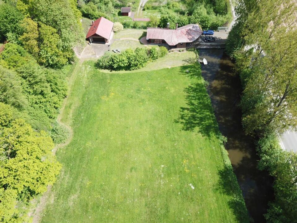 Chalet Am See Sontra Bagian luar foto